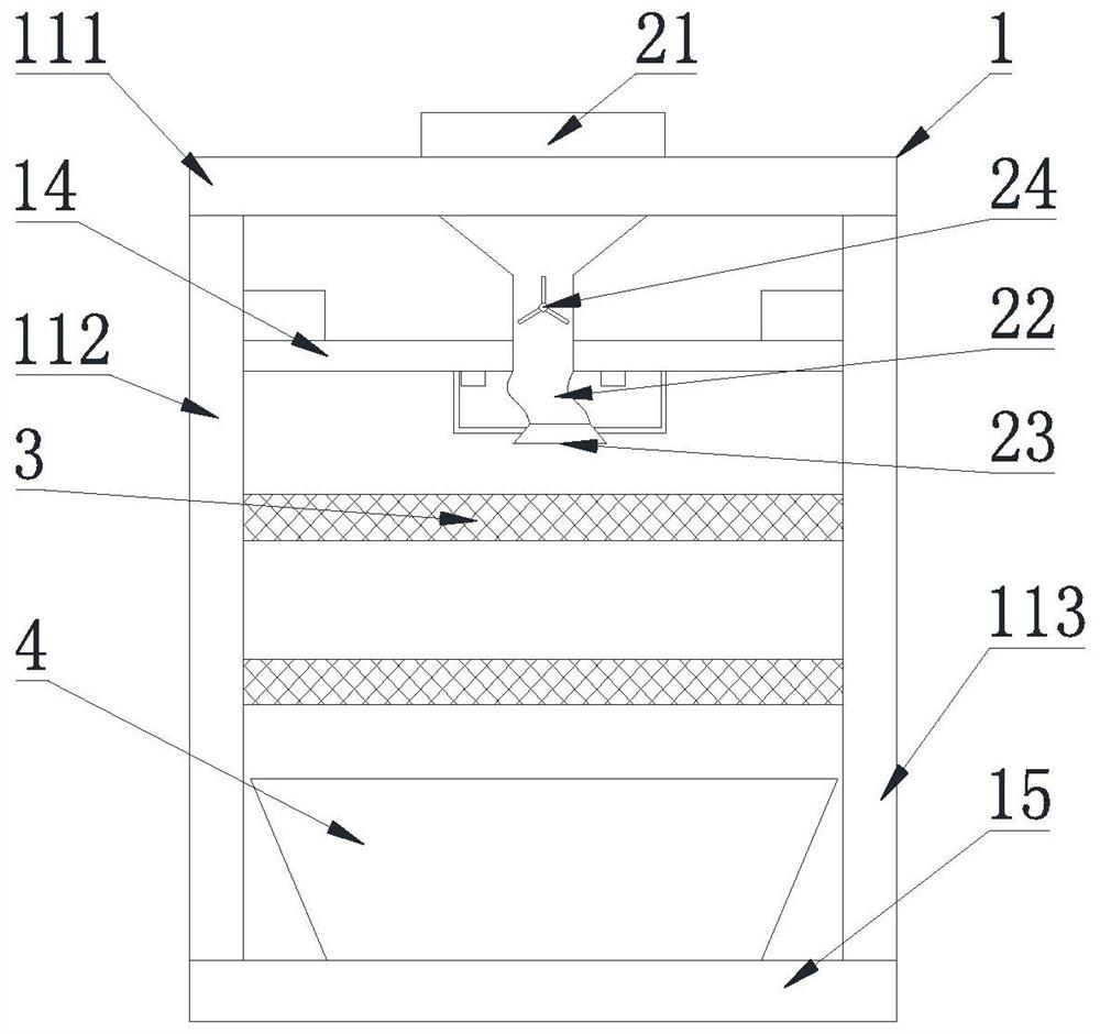 Efficient coal mine separation device based on big data