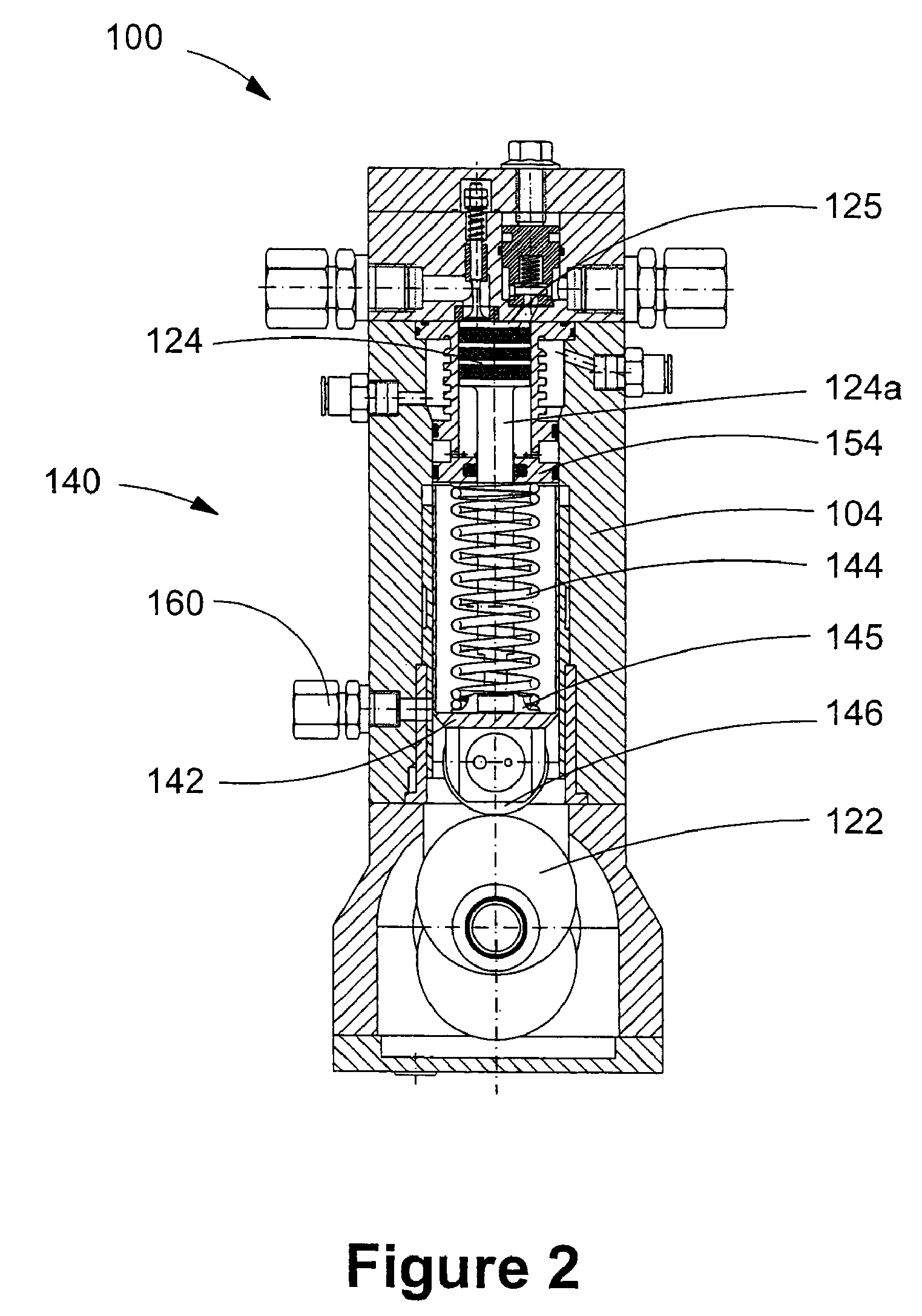 High-pressure gas compressor and method of operating a high-pressure gas compressor