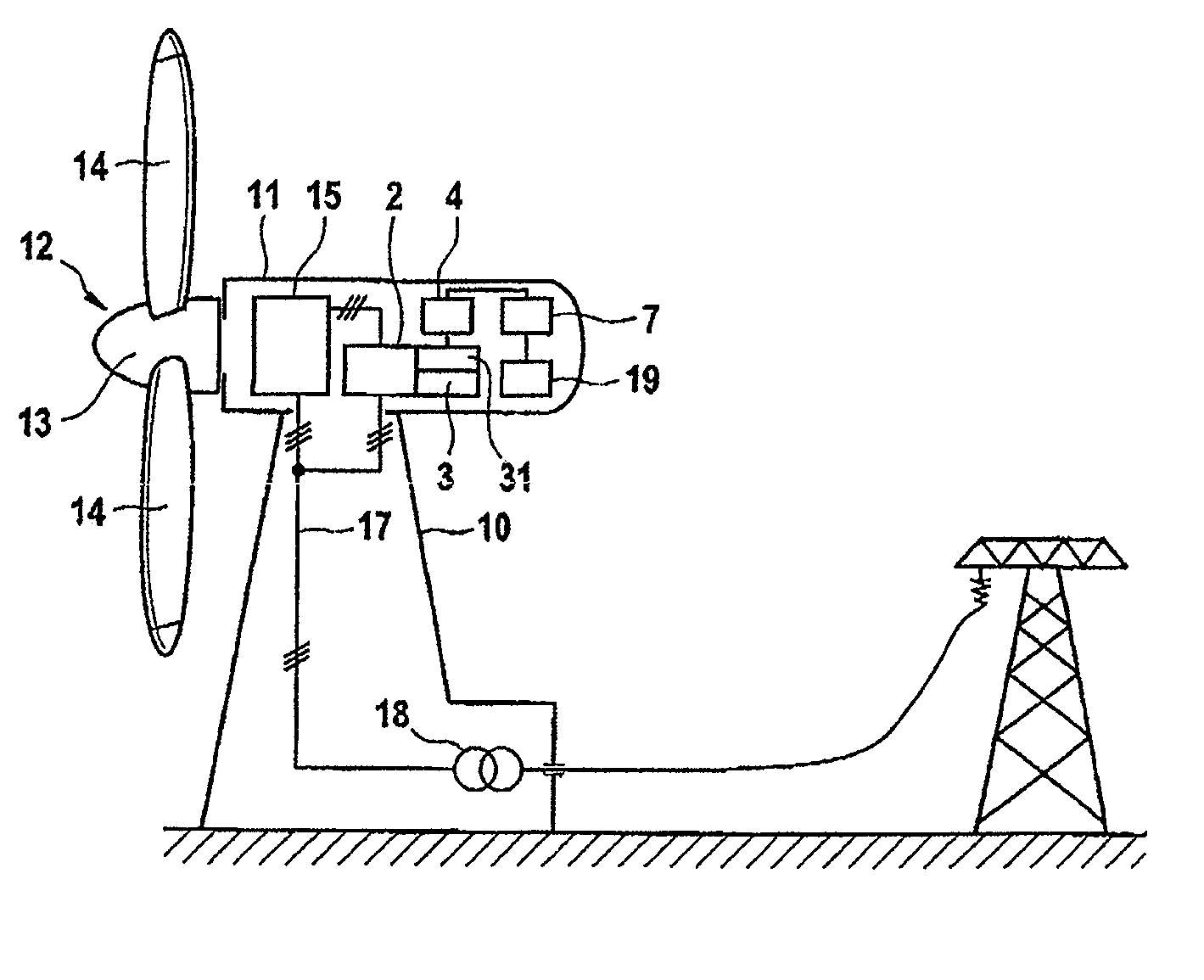 Drive circuit and method for inverters of wind energy installations