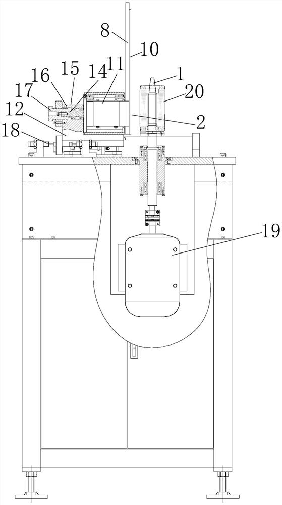 Rotor aluminum strip detection device and rotor aluminum strip detection method