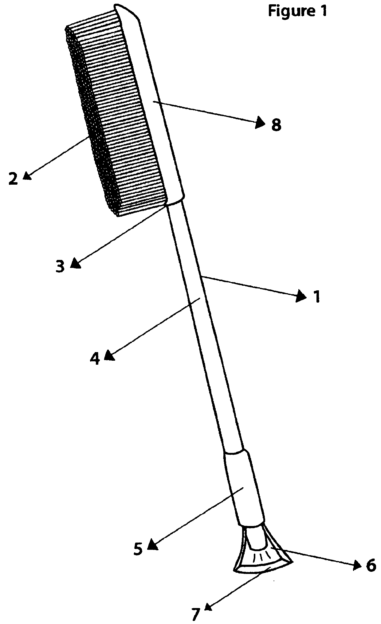 Silicone snow brush