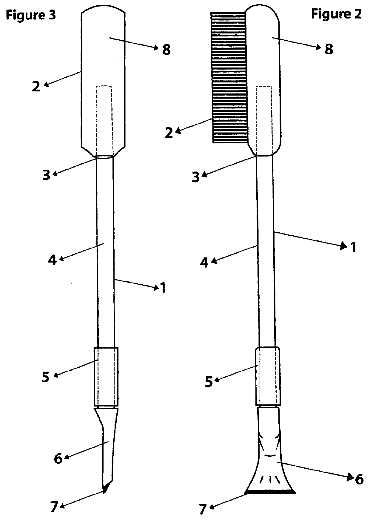 Silicone snow brush