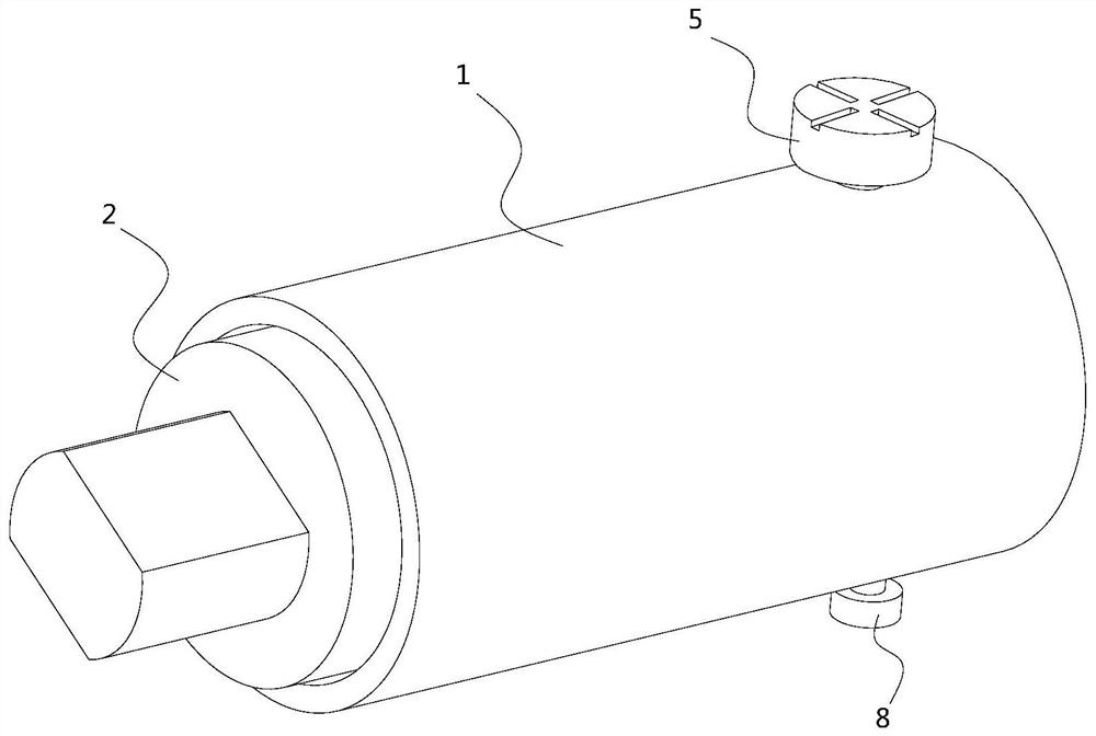 Damping device and washing machine equipped with damping device