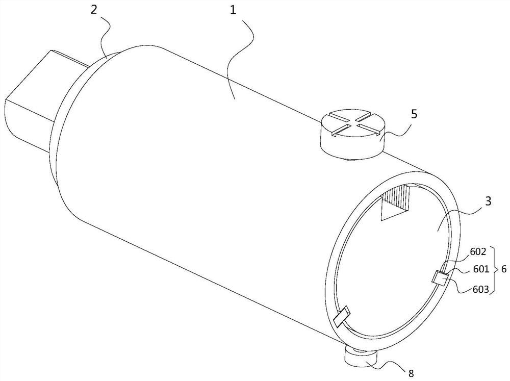 Damping device and washing machine equipped with damping device