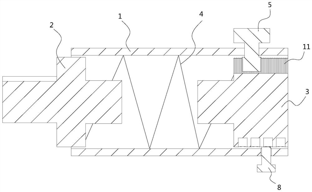 Damping device and washing machine equipped with damping device