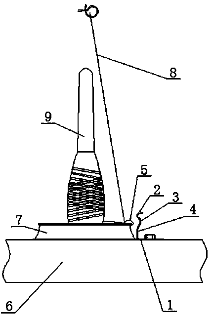 Cleaner for steel wire ring accumulative fibers of spinning machine