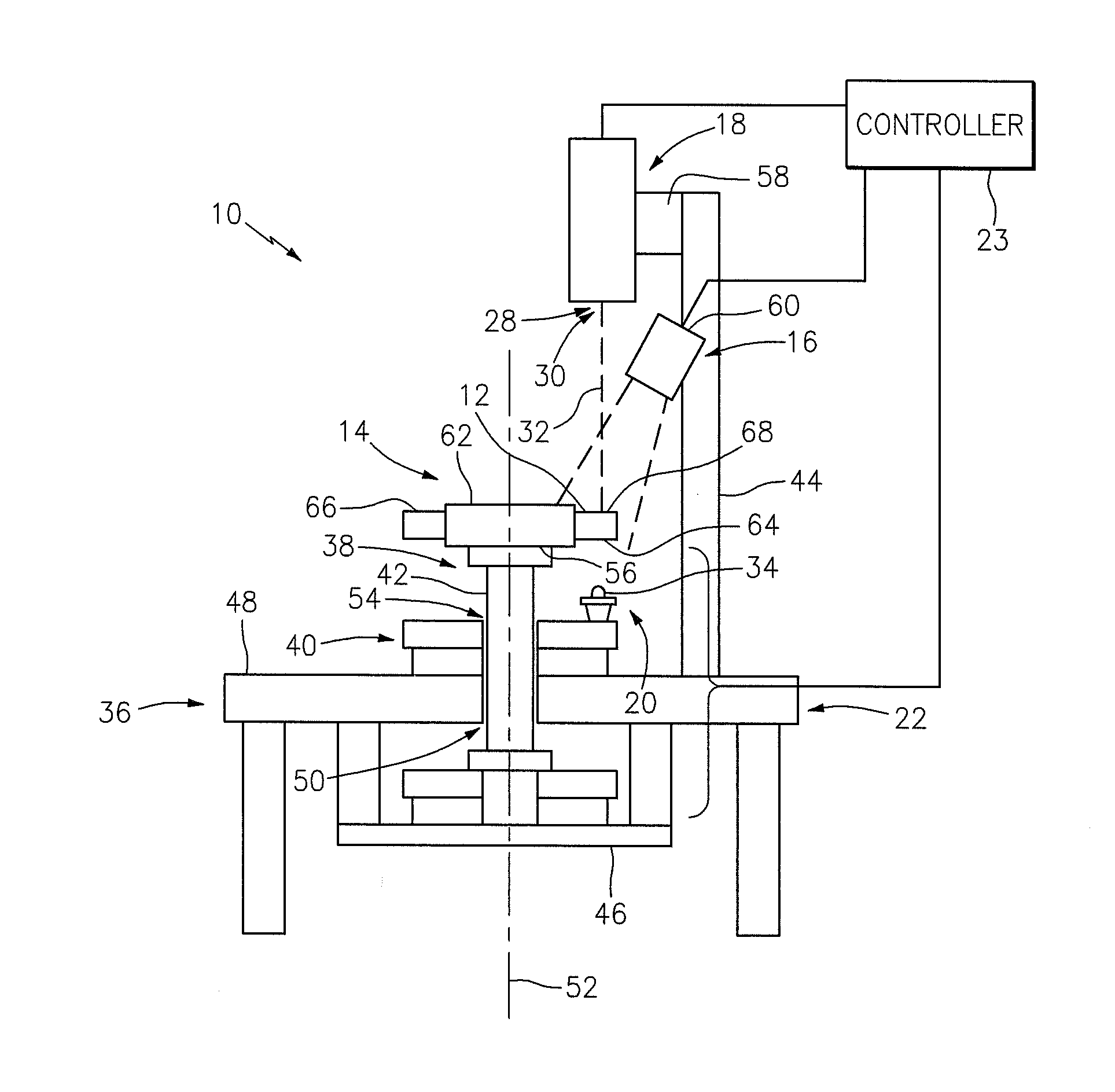 Method and system for locating a laser vibrometer during non-contact scanning