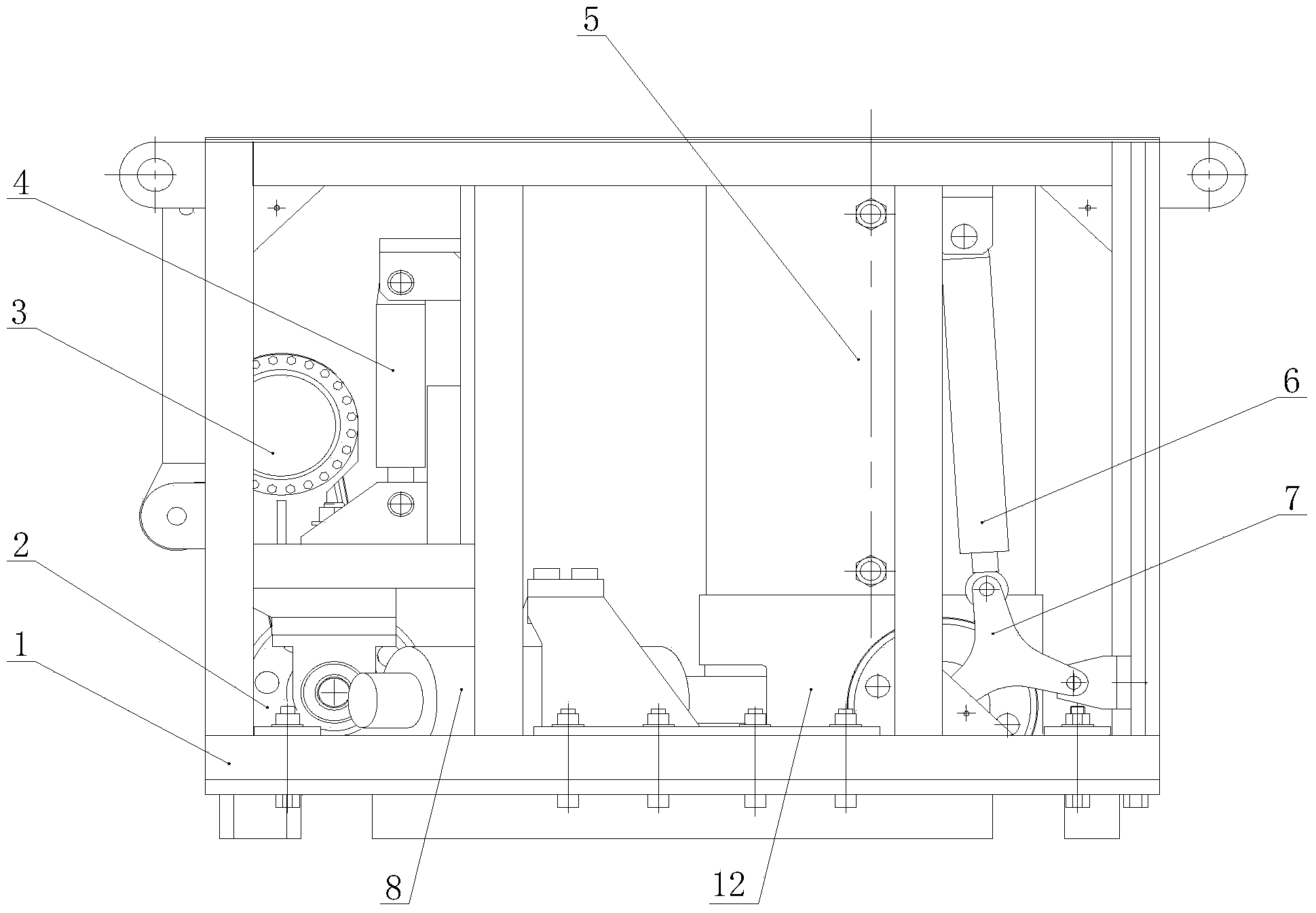 Hydraulic positioning device for ship body segments