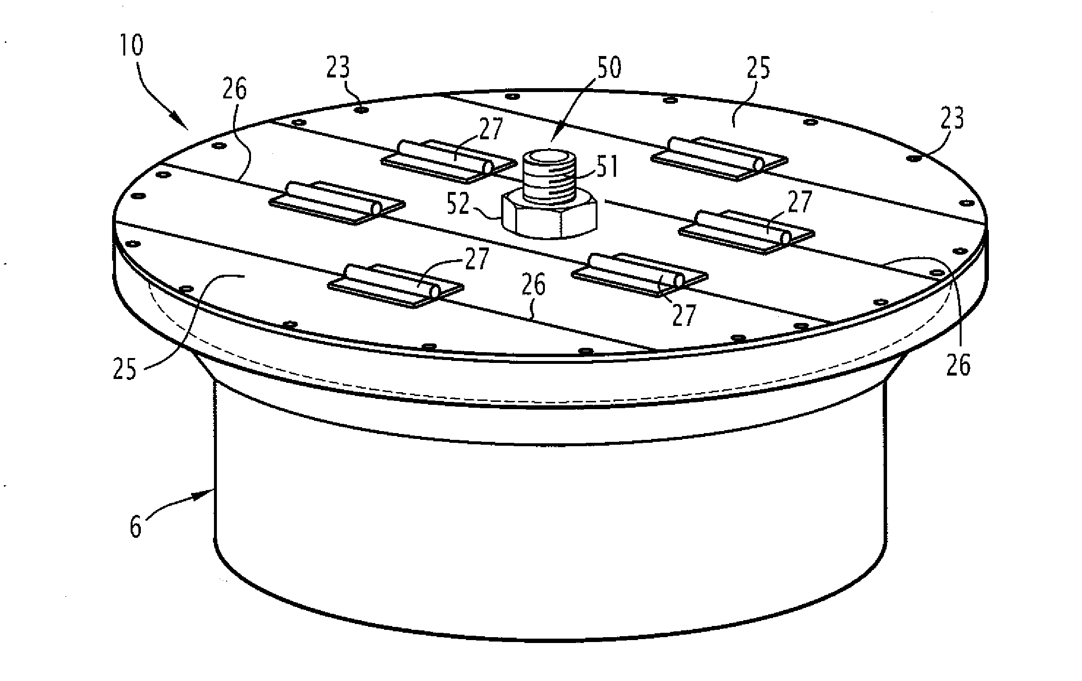 Sealed stopper for an opening in a tubing for joining a chamber and a piping, particularly in the steam generator of a nuclear pressurised water reactor