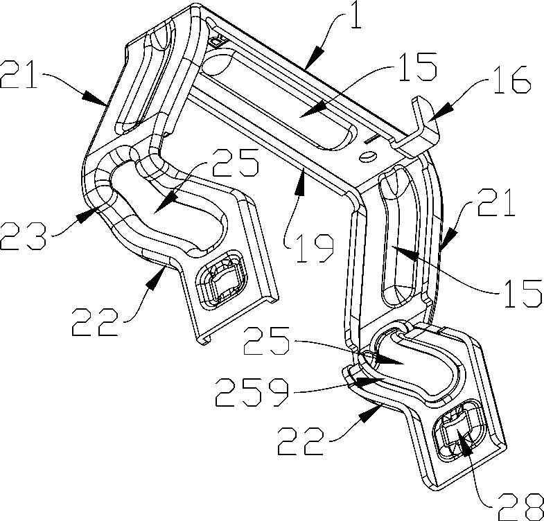 Metal energy absorbing bracket for a dashboard of an automobile