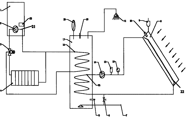 Heating/hot water supply device