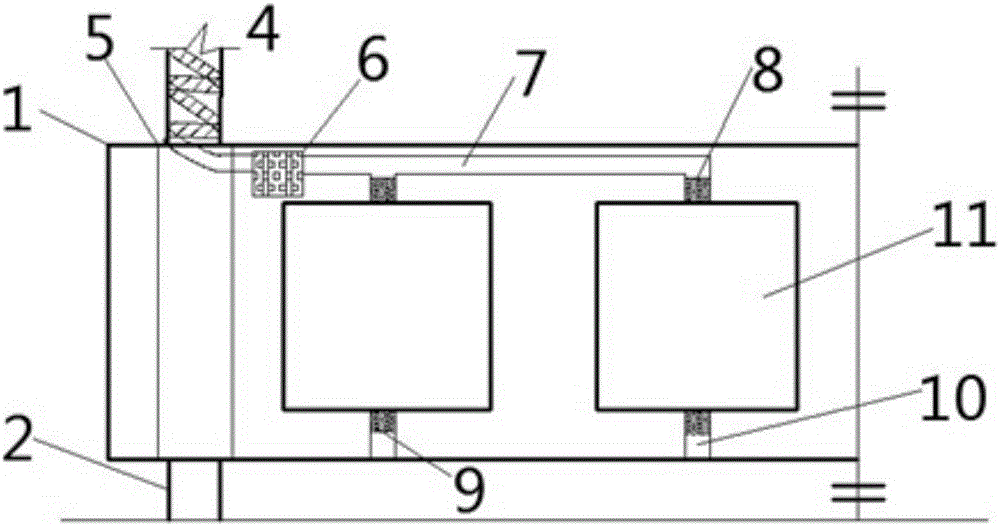 Wave prevention and elimination device used for harbor basin entrance