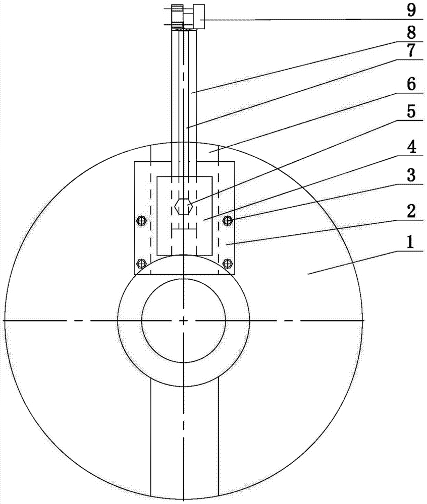 Device for expanding machining range of boring mill