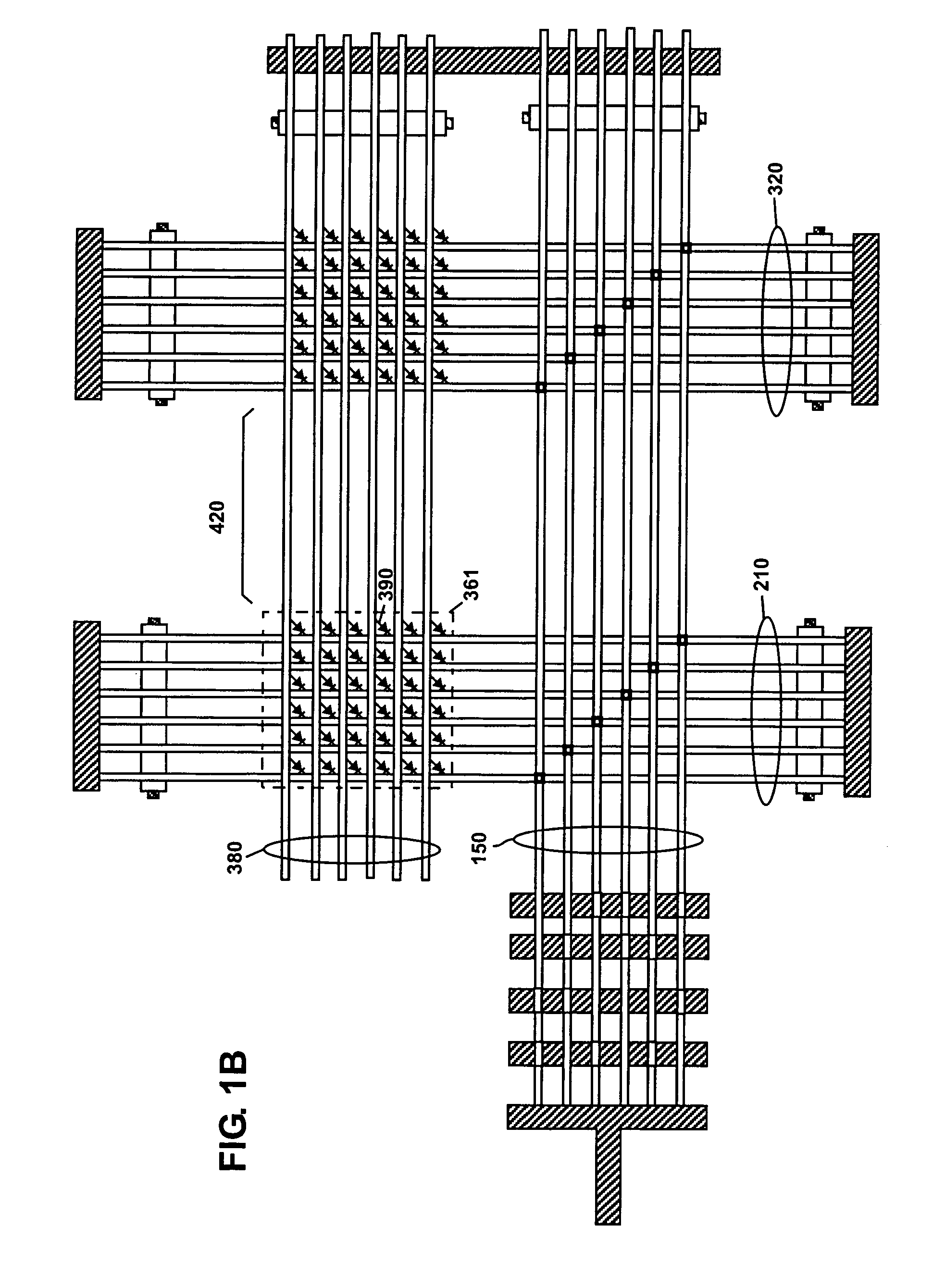 Apparatus and method of interconnecting nanoscale programmable logic array clusters