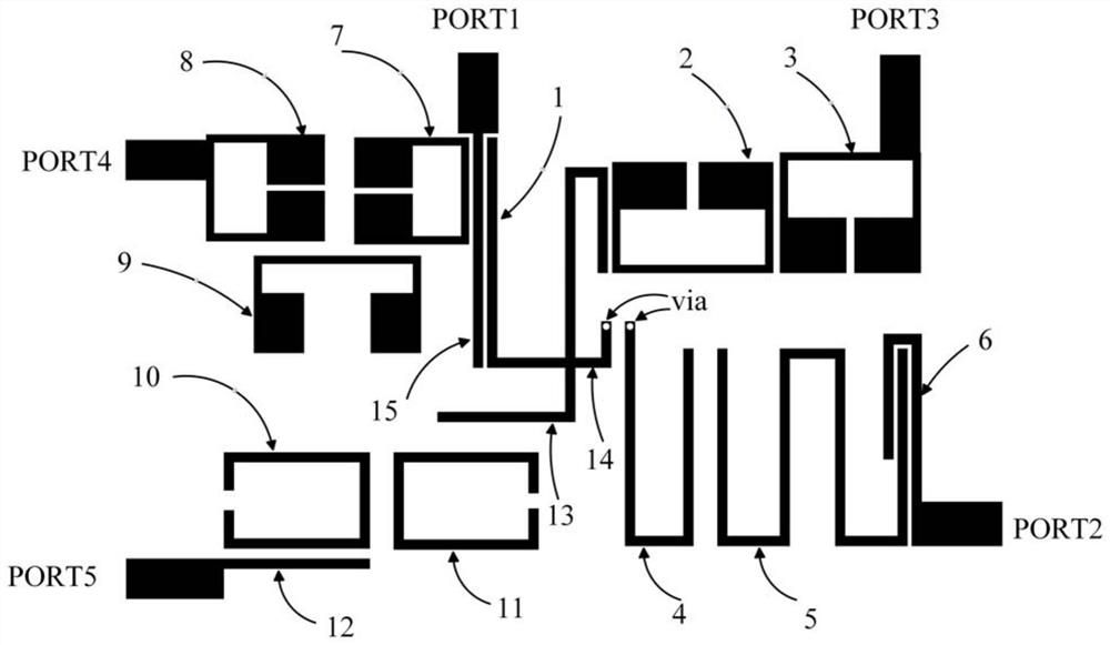 A Miniaturized Microstrip Quadplexer