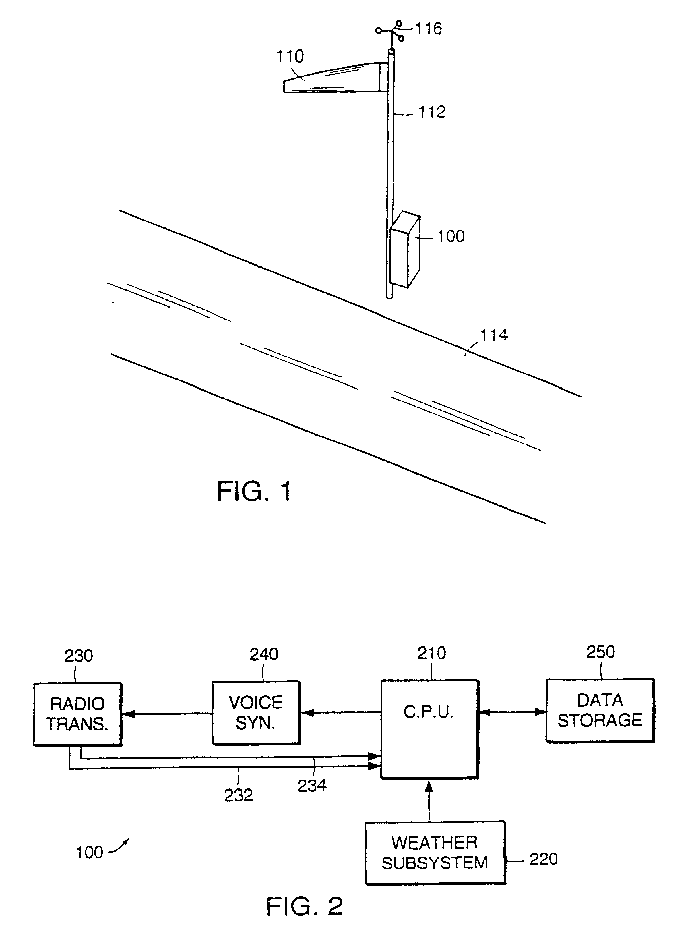 Automatic weather monitoring and adaptive transmitting system