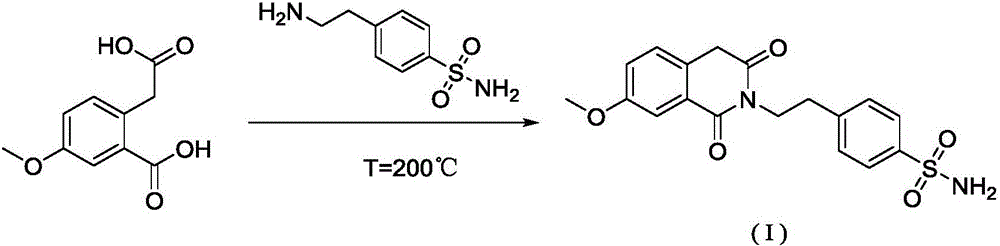 Method for preparing gliquidone intermediate