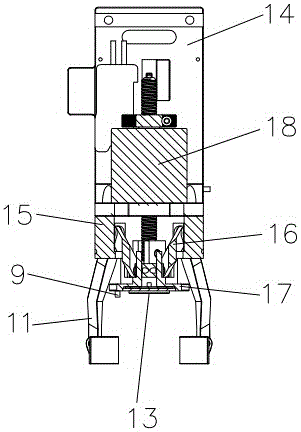 Method for precisely taking and discharging medicine by mechanical arm