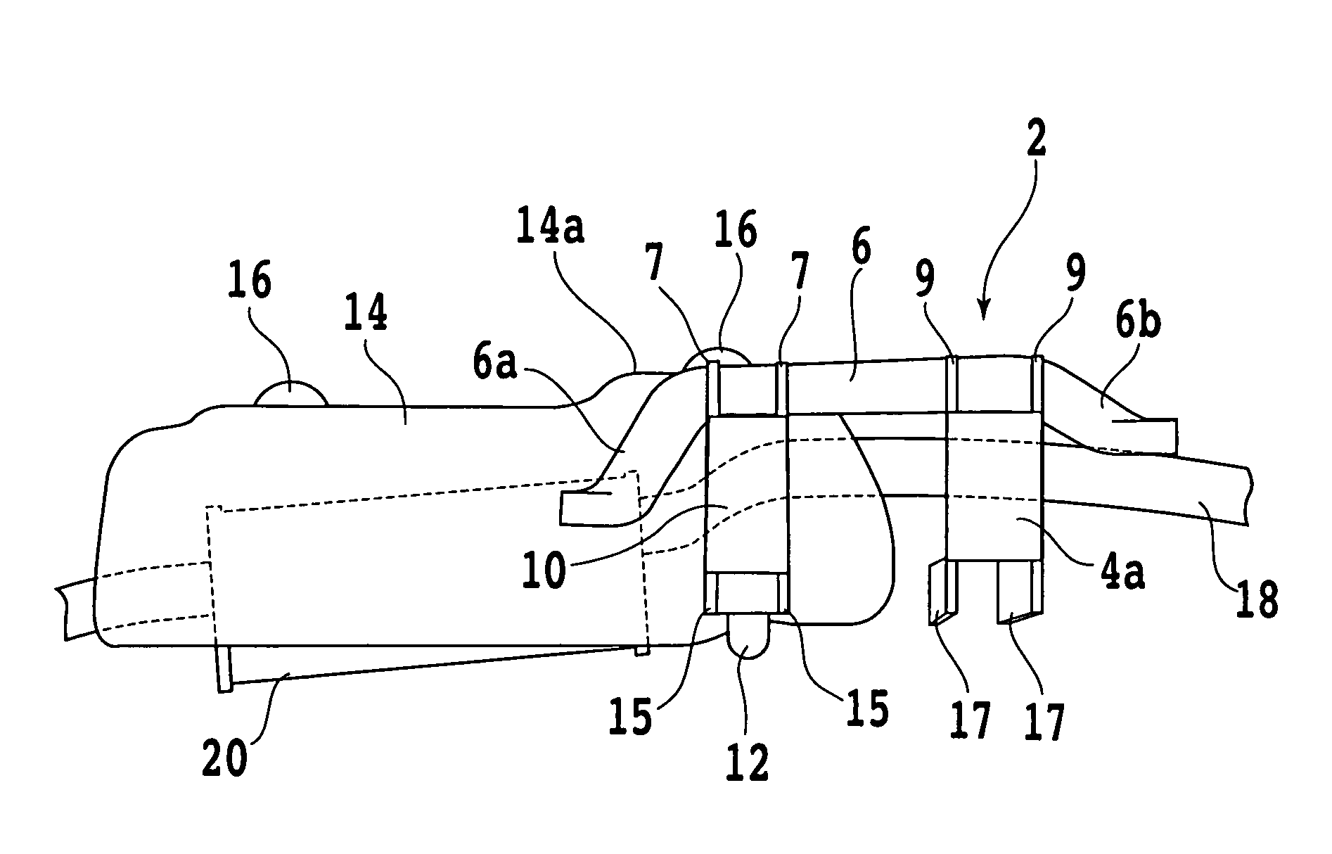 Supporting structure for fuel tank and automobile assembling method