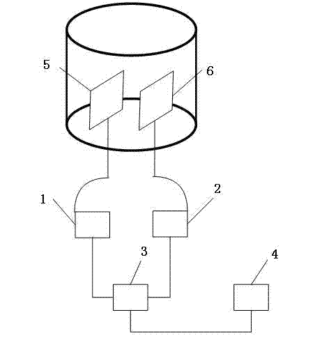 Monitoring device and monitoring method for fermentation based on multi-frequency L-wave electromagnetic waves