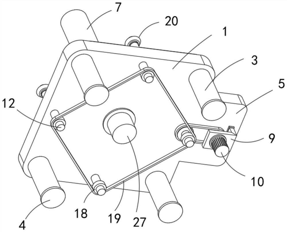 Die and method for forming thin-walled cylinder-shaped part into rectangular part