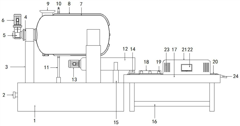 Feeding disinfection and sterilization device for improving feed production