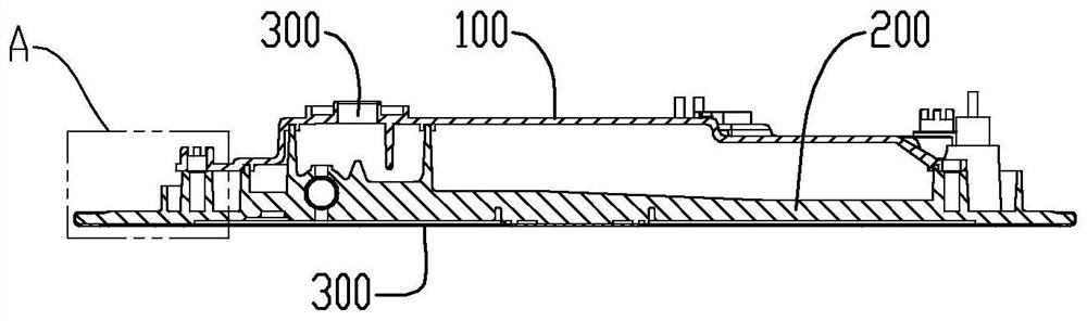 Steam ironing bottom plate assembly and steam ironing equipment