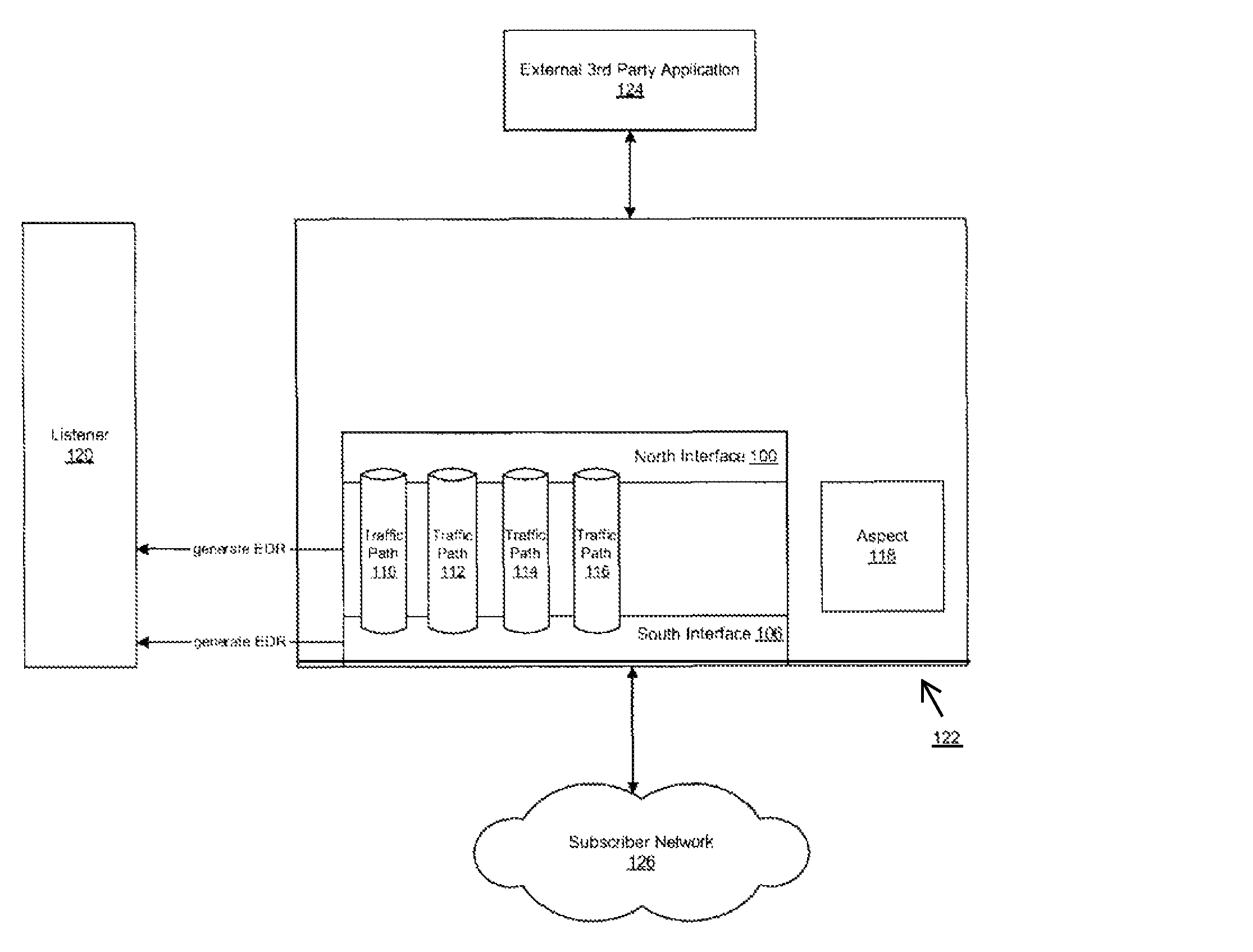 System and method for using aspects to generate event data records