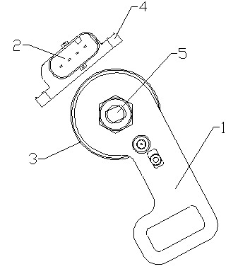 Non-contact type gear sensing device