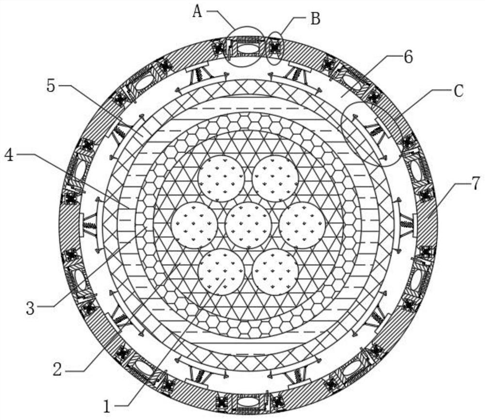 Steel wire armored power cable