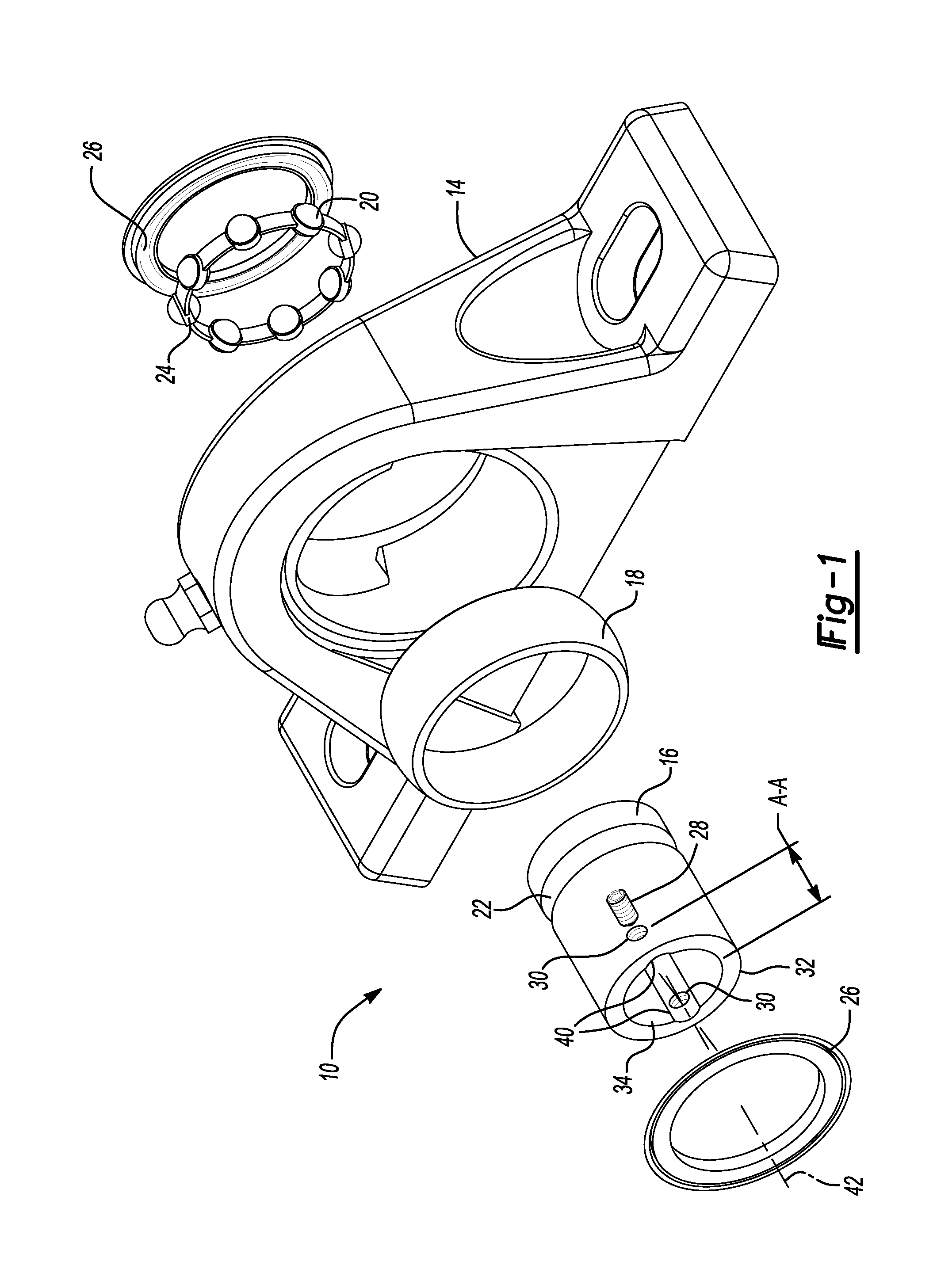 Burr resistant fastener-mounted bearing assembly