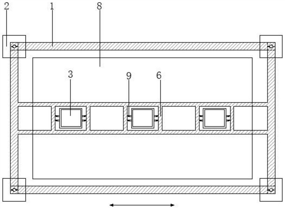 Shaking table test loading device with load decoupling function and using method