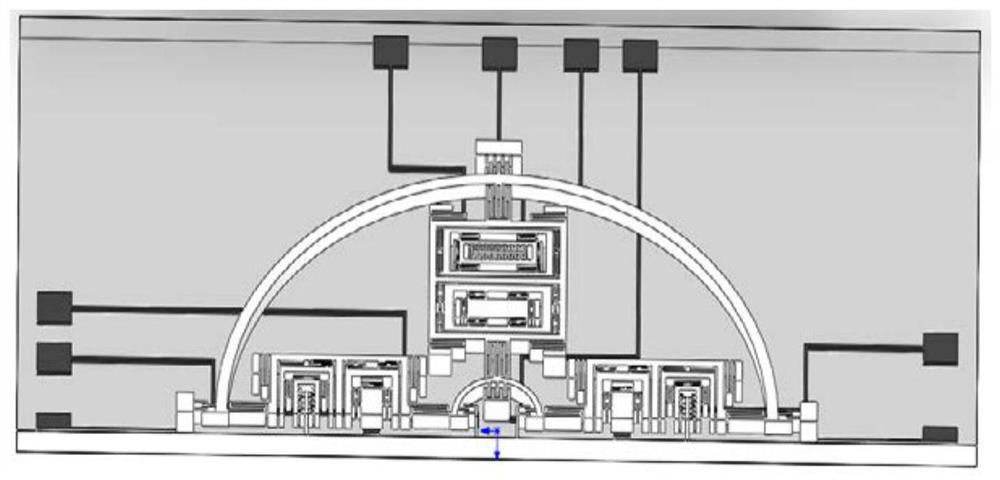 An arrayable ring-coupled three-axis fully decoupled micro-gyroscope and its processing method