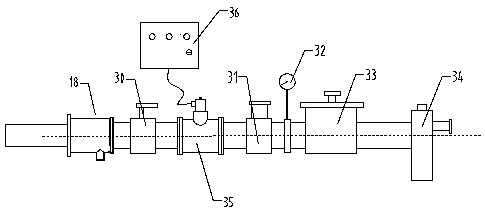 High-temperature and high-pressure hot blast stove mixing coal with gas