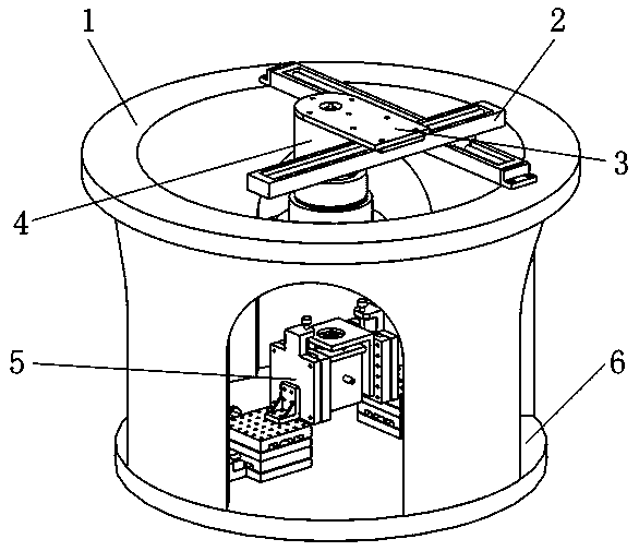 Ultrasonic excitation device loaded with high temperature environment as well as working method thereof