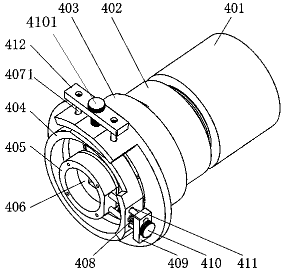 Ultrasonic excitation device loaded with high temperature environment as well as working method thereof