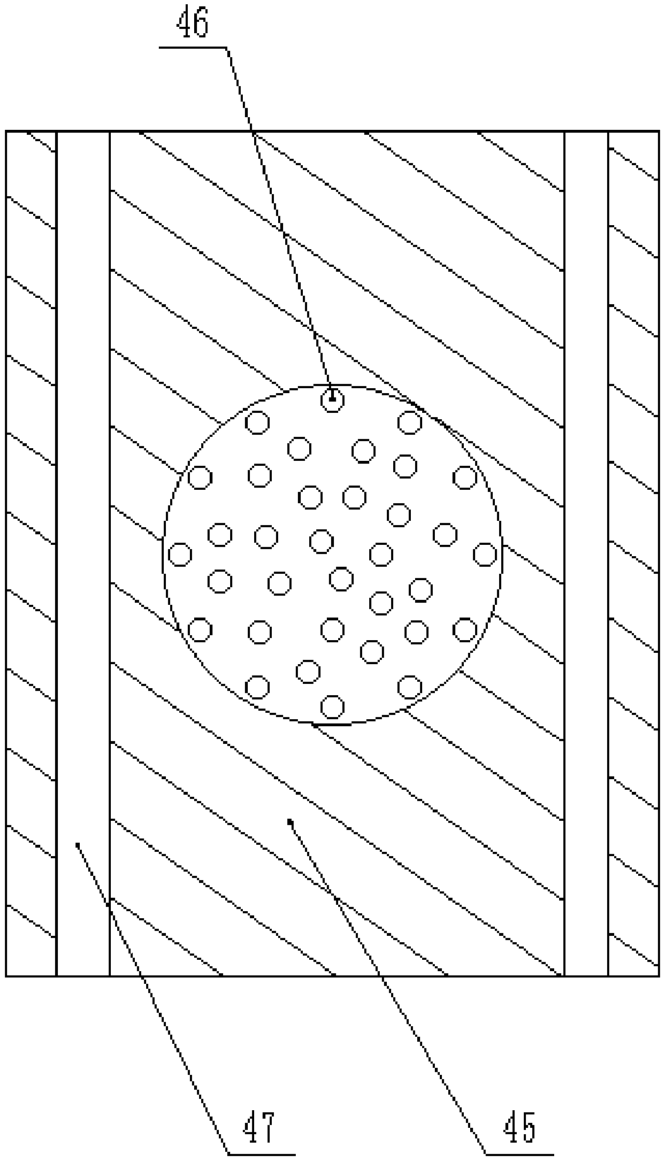 Silencing device for vacuum pump