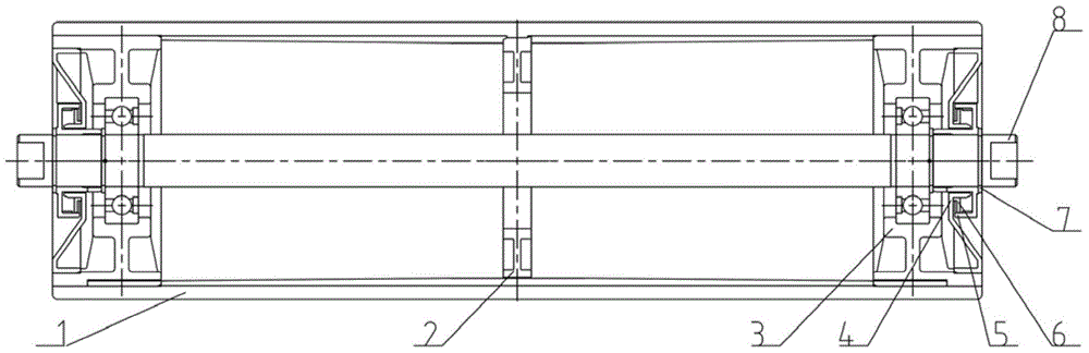 Composite structural idler and preparation method of corresponding synergistically modified friction material