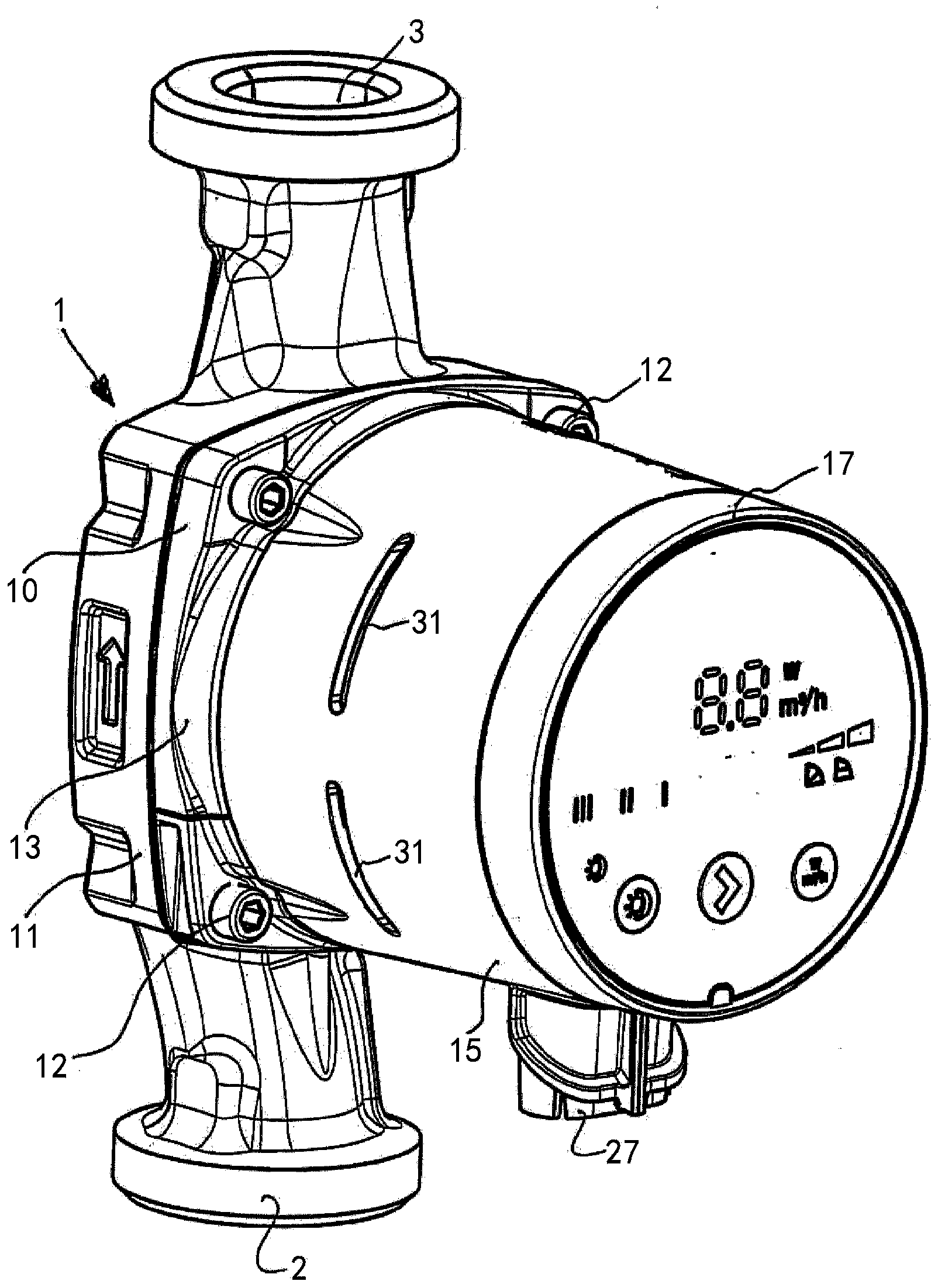 Heating circulation pump