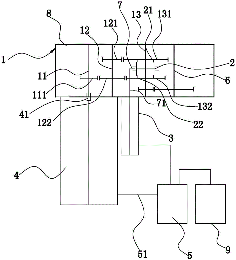 Automatic gear shifting system with synchronizer for electric vehicle