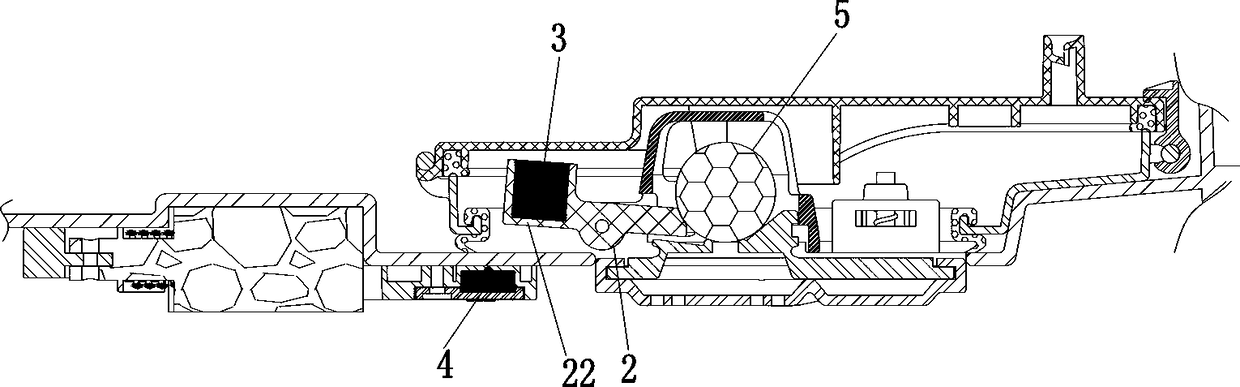 Air pressure control device and electric pressure cooker containing same