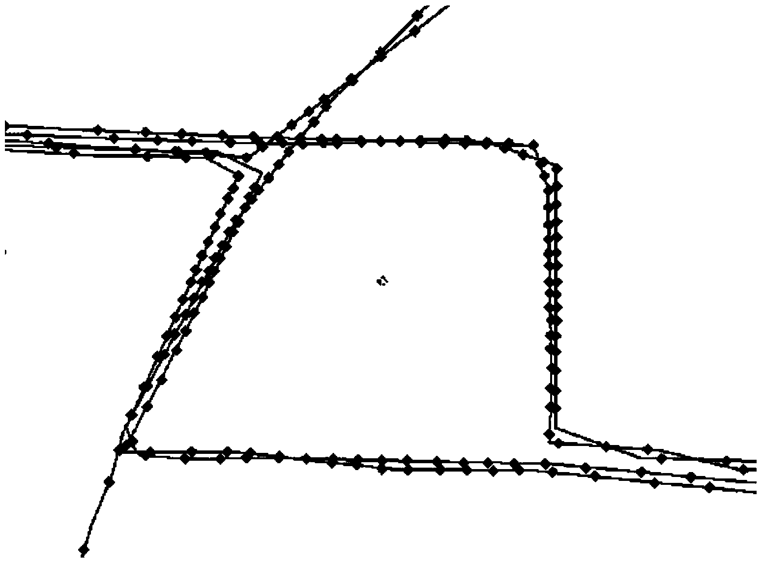 Method for generating road network vector map utilizing GPS data of floating vehicles in city