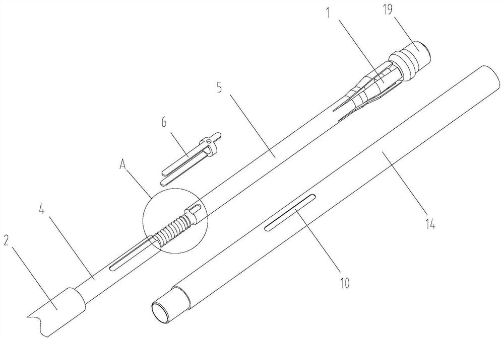 Pull rod and rod pulling machine with the same