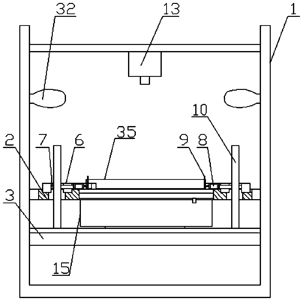 Rotary transporting mechanism and foundation pile drill core sample detection device