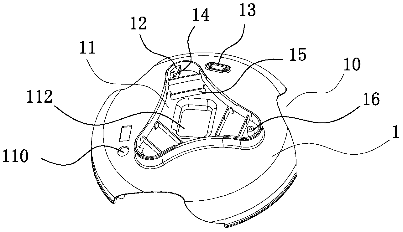 Upper cover structure of grill greasy dirt cleaner