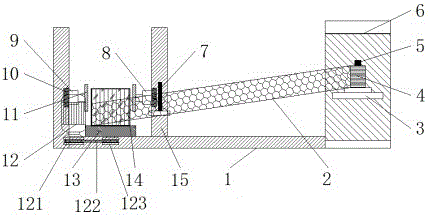 Square forage bundle film-packing device