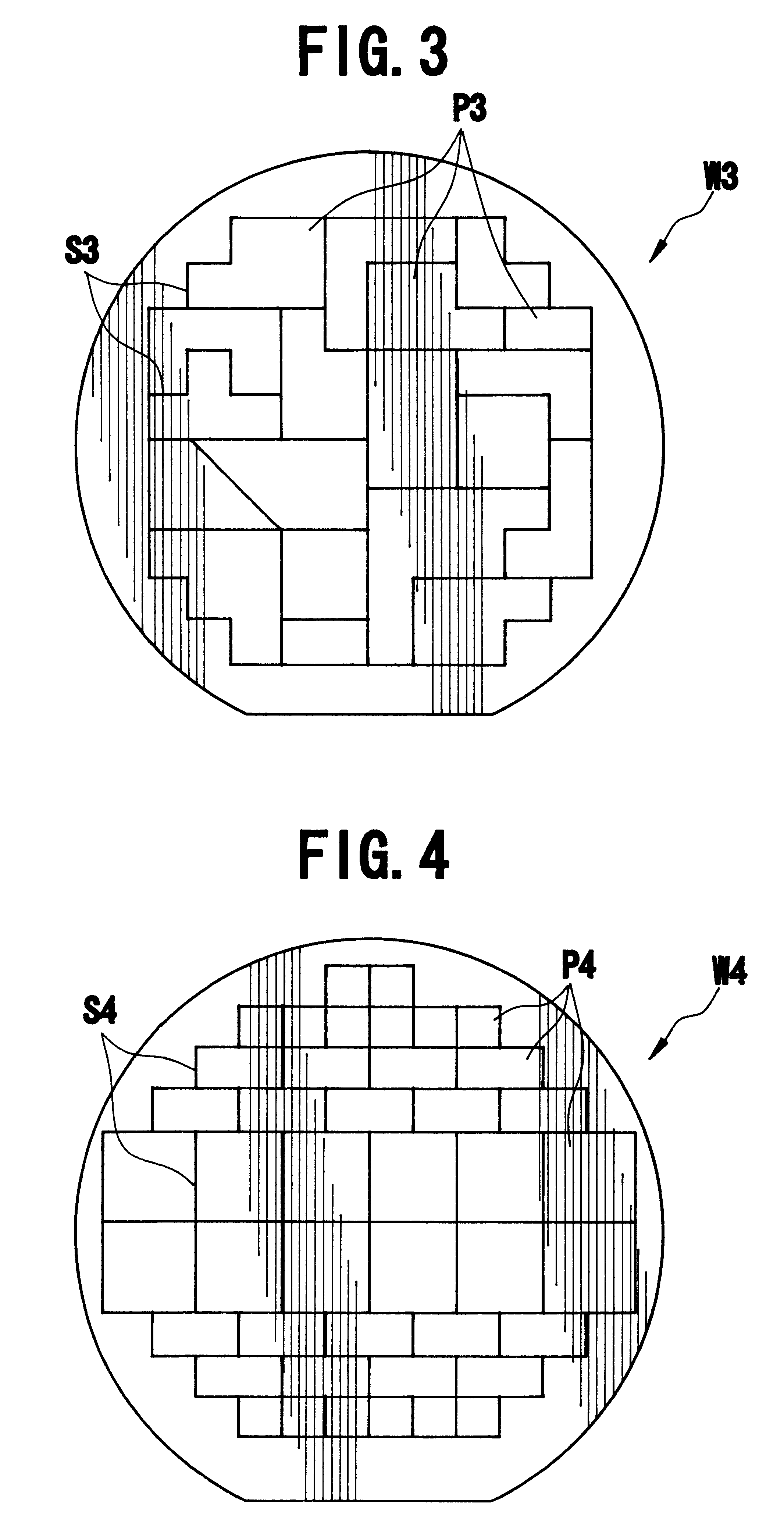 Semiconductor wafer having regular or irregular chip pattern and dicing method for the same