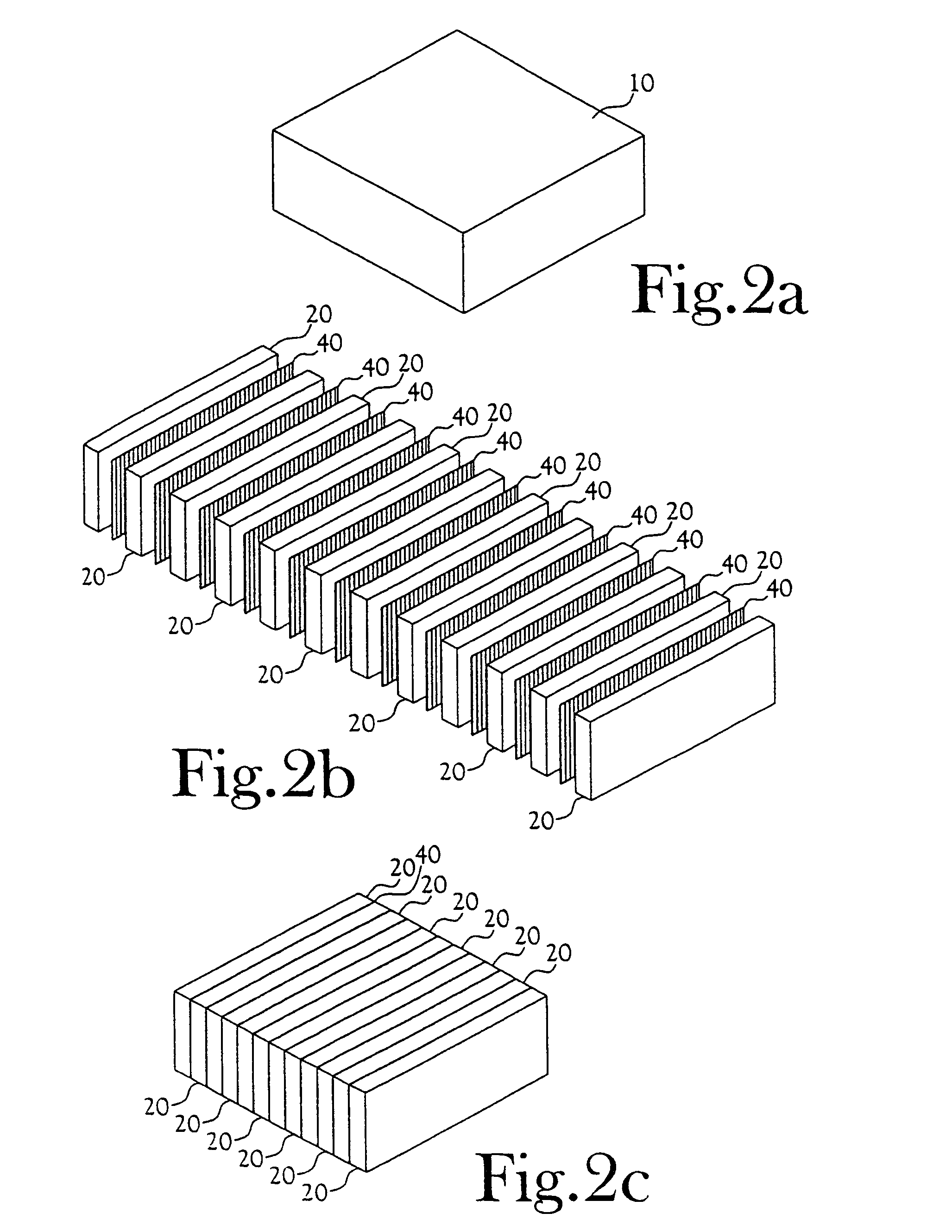 Method for producing a high resolution detector array