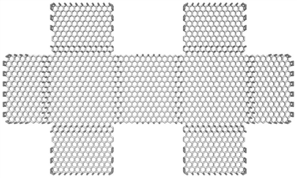 Simulation method of hydrogenated graphene nano box based on molecular dynamics