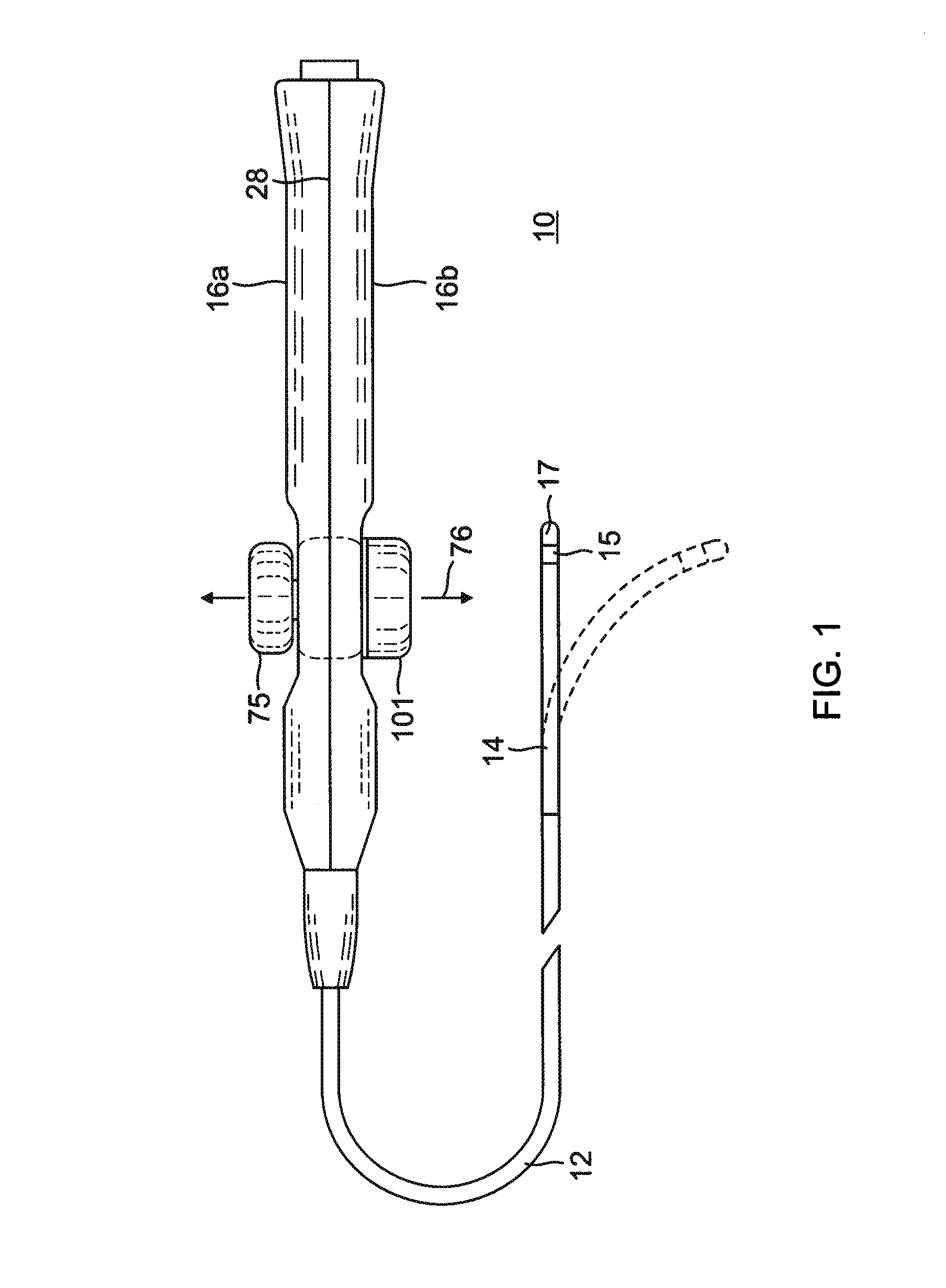 Catheter with single axial sensors